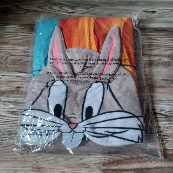 Space Jam Boys Hooded Union Suit Pajamas - Picture 3 of 3